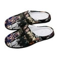 thumbnail image 5 of The Vampire Diaries Characters Fuzzy Cotton Slippers For Mens Winter Cotton Lightweight Anti-slip Rubber Sole Slippers House Open Back Slippers Closed Toe Slippers, 5 of 9