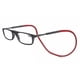 thumbnail image 2 of Gafas de lectura Tr de alto grado Absorción magnética Cuello colgante Lectores Funky Gafasred-2.75 Aumento Aespa oso de fresa  Electrónica, 2 of 5