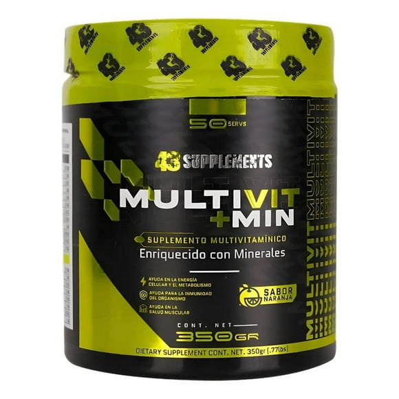 Suplemento Multivitamínico Multivit + Min 350g Con Minerales