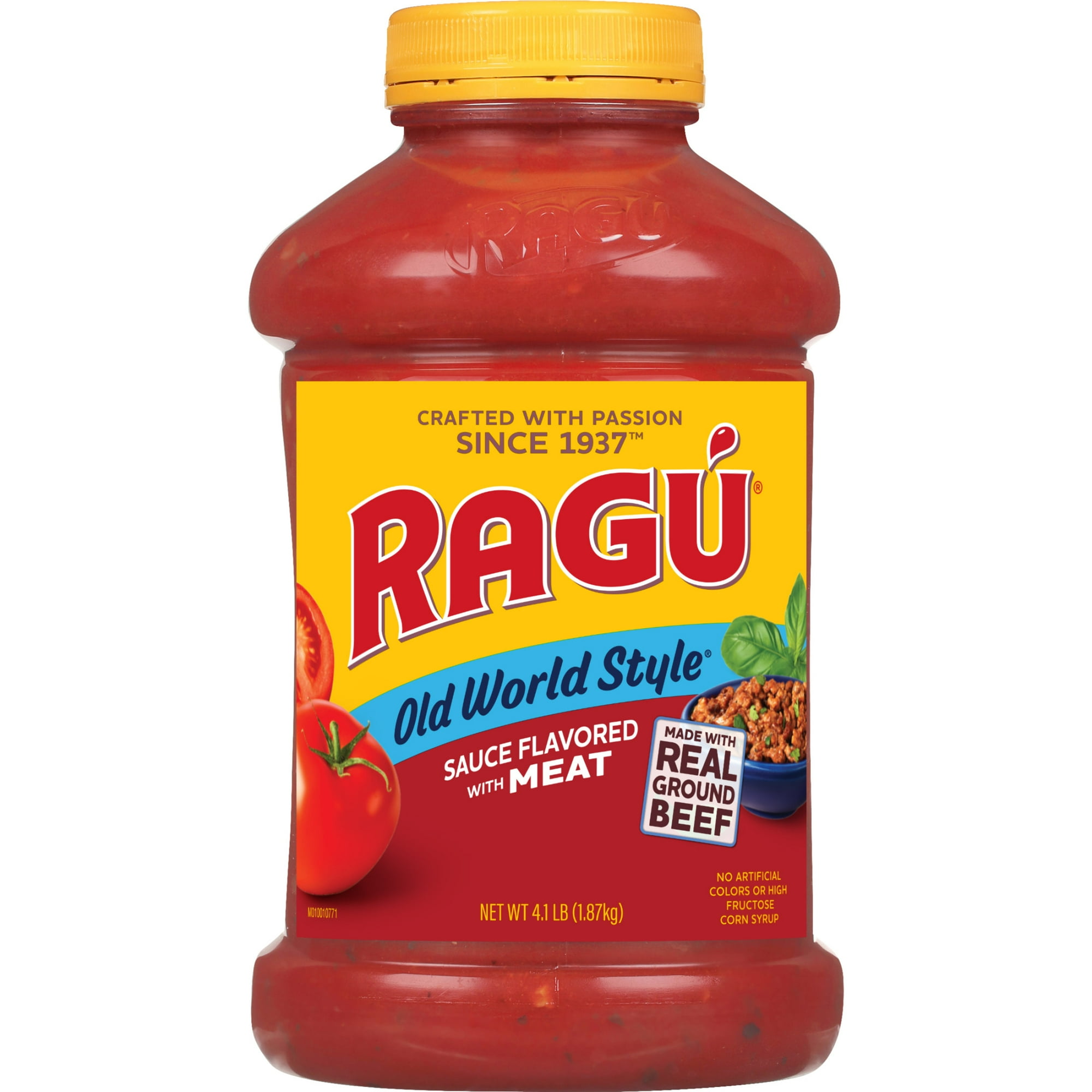 RAGU Old World Style Pasta Sauce, Flavored with Meat, 66 oz