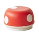 thumbnail image 2 of Reposapiés en forma de hongo, multifuncional, portátil, estable, otomano, para cambiar zapatos debajo rojo, 2 of 8