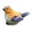 Orange, variant on Spring Resin Bird Ornaments for Garden and Potted Plants Bring Joy to your Space Nests