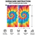 thumbnail image 2 of Blackout Kids Curtains,Colorful Tie Dye Mandala Pattern Childrens Insulated Curtains Set Of 2,Bedroom Essentials,Toddler Room Decor 42"x84", 2 of 5