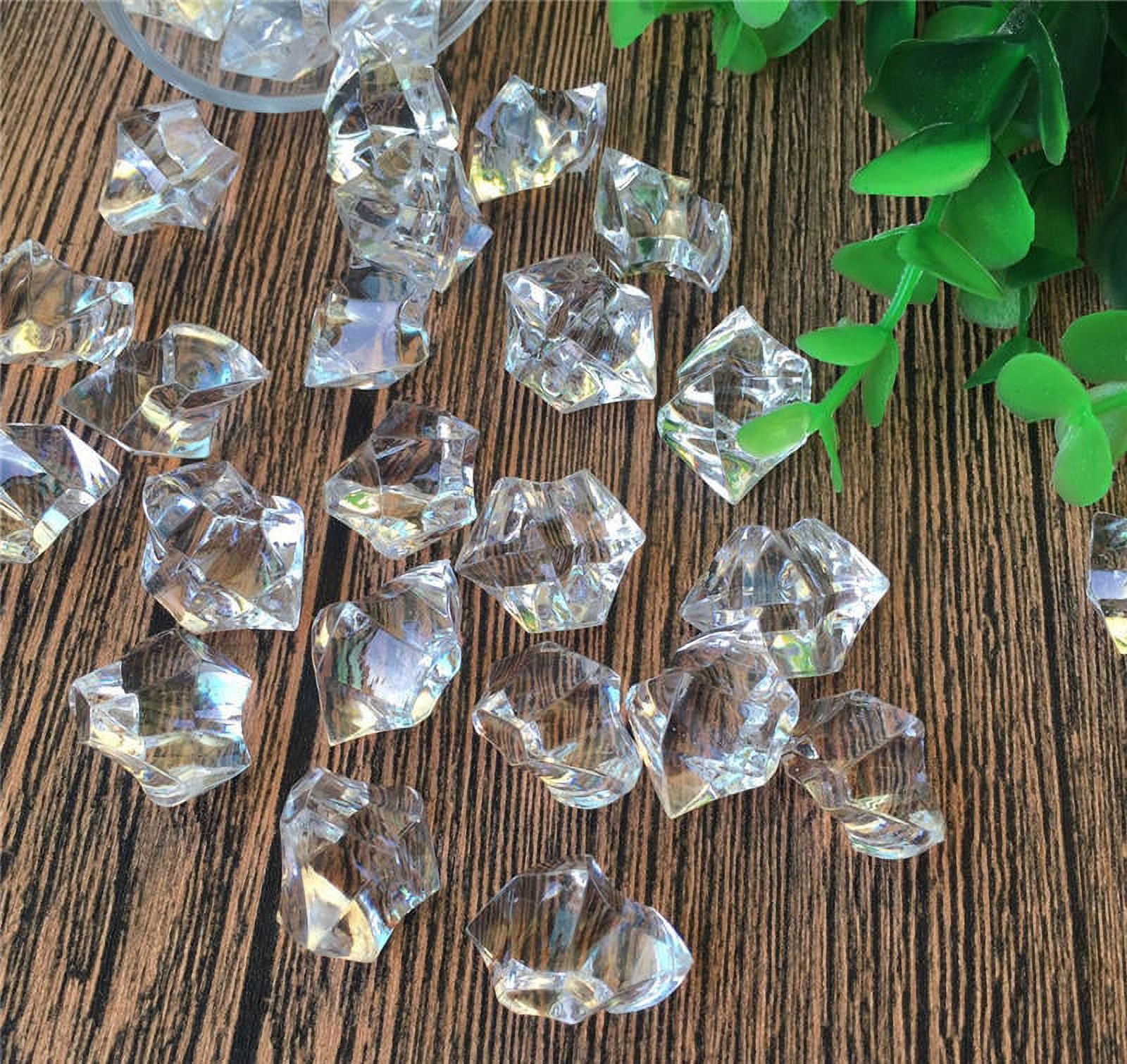 PartyPavillion Clear Acrylic Ice Rock Table And Wedding Decoration 3 LB Bag