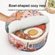 thumbnail image 3 of Cama para mascotas con forma de ramen, cálida y suave, para perros y gatos, 3 of 7