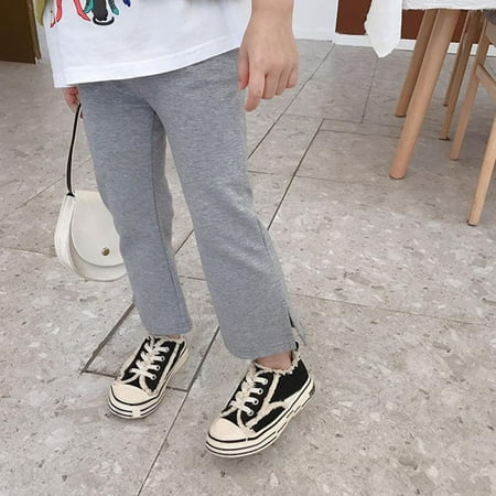 

GYRATEDREAM Autumn Girl s Casual Elastic High Waisted Flare Leg Pants Trousers