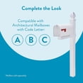 thumbnail image 4 of Whitley Plastic Mailbox Post, Compatibility Code A B C WP000WAM White, 4 of 10
