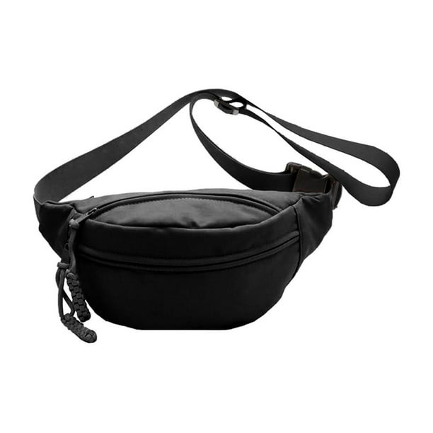 BLACK Big Hip Bag, fanny pack, waist bag, kidney store bag, bum bag, waterproof bag, vegan bag, messenger bag, bauchtasche