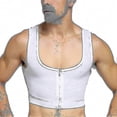 thumbnail image 1 of Men's Gynecomastia Compression Vest - Slimming Chest Shaper, Posture Support & Stomach Control, 1 of 2