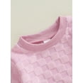 thumbnail image 6 of Suealasg Newborn Baby Boys Girls Fall One Piece Clothes Long Sleeve Checkerboard Print Romper Bodysuit 3 6 12 18 Months Infant Autumn Playsuit, 6 of 7