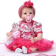 thumbnail image 5 of Reborn Baby Dolls Clothes for 17-22 Inch Newborn Baby Doll Girl, Babys Doll Clothes Outfit Accessories, 5 of 5