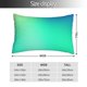 thumbnail image 2 of Fotbe blue green colors Funda de Almohada Decorativa Estilo Occidental, Lujo en Algodón, Fundas para Almohadas King, Cojín Estampado para Decoración del Hogar-14"x20", 2 of 6