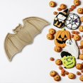 thumbnail image 5 of SDJMa Halloween Wooden Platters, 6.7"x14.4" Halloween Bat Wood Charcuterie Boards, Halloween Party Serving Tray Plate for Fruit Salad Meat Cheese Dinner Decoration, 5 of 6