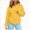 Yellow, variant on ZIXKCGDSE Cat Pouch Hoodie for Women Sweatshirt with Pet Pocket Carrier Pullover Fall Tops Size S