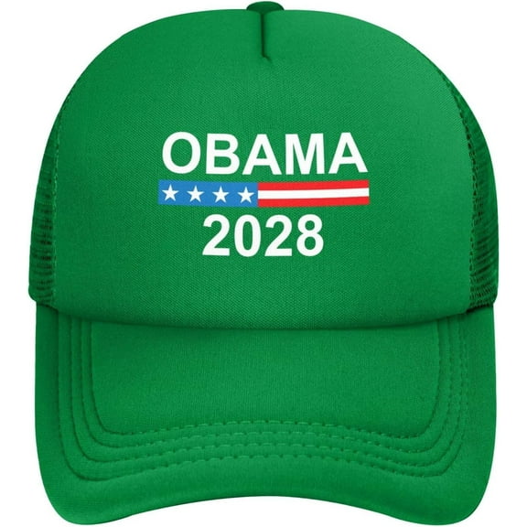 Obama 2028 for President Baseball Cap Mesh Trucker Hats