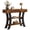 Brown & Black, variant on Fnova 41.34" 3-Tier Console Table, Vintage Sofa Table with Curved Metal Leg for Entryway Hallway Living Room Foyer Decor