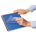 thumbnail image 3 of ProClick Pre-Punched Cover, Plastic, Square Corners, 11.75 x 8.5, Clear, 25/Pack | Bundle of 5, 3 of 4