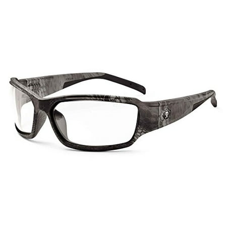 

Ergodyne - 51303 Skullerz Thor Anti-Fog Safety Glasses - Kryptek Typhon Black Camo Frame Clear Lens