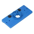 thumbnail image 2 of Hinge Hole Saw Jig, Hinge Drilling Guide Locator Multifunction Practical  For  Drills Blue, 2 of 8