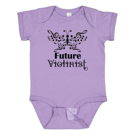 

Inktastic Violin Music Future Violinist Music Gift Boys or Girls Baby Bodysuit
