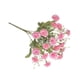 thumbnail image 5 of Flor de clavel artificial Oficina en casa Escuela Decoración floral Banquete de boda Tela de seda Ramo de flores falsas, Rosa Methold HA6616-04B, 5 of 6