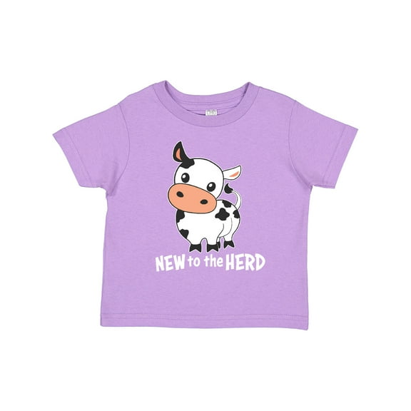 Inktastic New to the Herd Cute Cow Boys or Girls Toddler T-Shirt