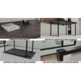 thumbnail image 6 of Dtwnek 59" Rectangular Dining Table with Metal Base, 1.5" Thick wood Tabletop Dining Table for Home, Kitchen, Dining Room, Black, 6 of 11