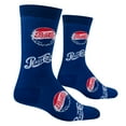 thumbnail image 3 of Crazy Socks Men’s Novelty Crew Socks – Funny Pepsi Graphic Print – Fun Gift & Comfortable Daily Wear, 3 of 6