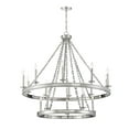 thumbnail image 3 of Polished Nickel 15 Light Chandelier from the Seville Collection, 3 of 5
