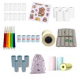 thumbnail image 2 of Thermal Paper Rolls Scratch-resistant Printing Cash Register Credit Card Receipt Tag Portable Pocket Home Printer Accessories 10 adhesive paper, 2 of 7