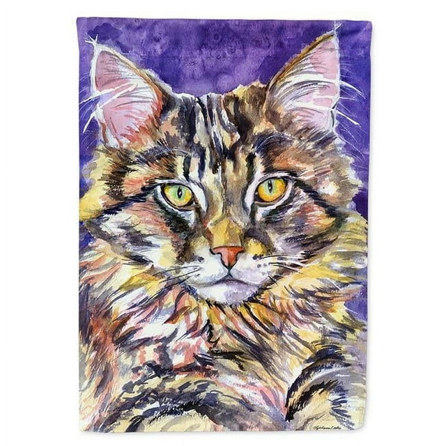Carolines Treasures 7390GF Maine Coon Sassy Garden Size Flag