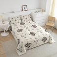 thumbnail image 4 of Erosebridal Bull Skull Comforter Sets Queen Size For Teens,Bohemian Aztec Bedding Queen Comforter Set,Hippie Room Decorative,Reversible,Ultra Soft,3-Piece, 4 of 8