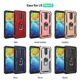 thumbnail image 2 of Allytech LG Stylo 5 Case, Slim Fit Lightweight 360 Rotation Finger Kickstand Holder Work with Magnetic Car Mount Hard Back Cover Shockproof for LG Stylo 5, Black, 2 of 2