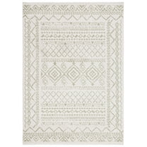 SAFAVIEH Tulum Ronald Oriental Area Rug, Ivory/Sage, 9' x 12'