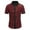 Red T Shirt for Men, variant on Men's Sequins Shirts Workout Sports Slim Fit Tracksuits Short Sleeve Dress Shirts Summer Lightweight Casual Button Up Lapel Tops Clothing for Male Purple M
