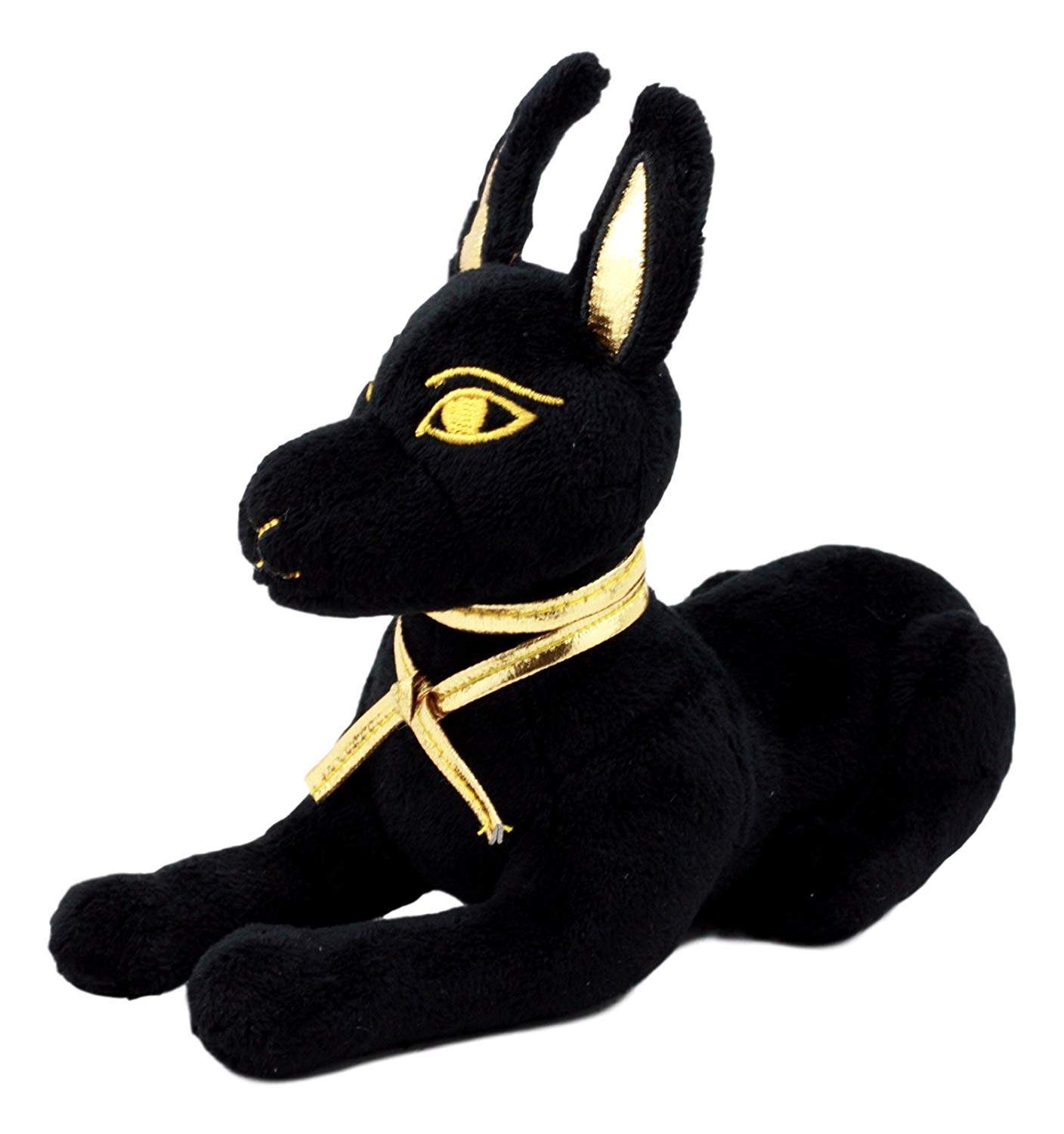 black dog plush