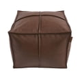 thumbnail image 3 of Canadiana Faux Leather Ottoman, 3 of 3