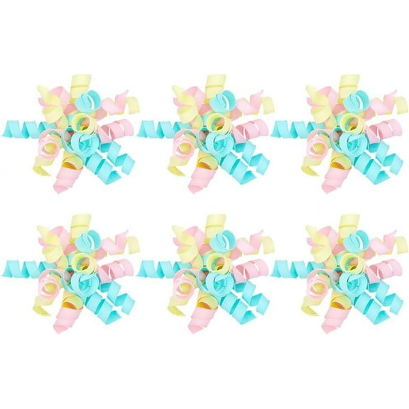 1 set 8pcs Polyester Ribbon Bows for Gift Wrapping Wedding Christmas Party Decoration Colorful 155x102x62.5~73mm