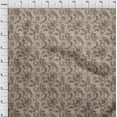 thumbnail image 4 of oneOone Cotton Cambric Brown Fabric Jacobean Floral Sewing Material Print Fabric By The Yard 56 Inch Wide, 4 of 4