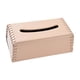 thumbnail image 1 of Porta pañuelos faciales, porta servilletas de papel moderno y creativo, caja de pañuelos para Rosa claro, 1 of 9