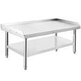 thumbnail image 1 of Stainless Steel Equipment Grill Stand, 60 x 30 x 24 inch Grill Stand Table with Adjustable Storage Undershelf, Equipment Stand Grill Table, for Hotel, Home, Commercial Restaurant Kitchen, 1 of 9