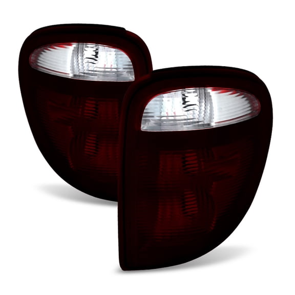 Red Smoked 2001-2003 Dodge Grand Caravan Town & Country Voyager Tail Lights Lamp