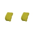 thumbnail image 3 of kurtrusly Chair Cover Slipcover Stretch Seat Computer Protection Set Anti-Dirty Thicken Solid Home Wedding Universal Decoration Yellow/Backrest 2Set, 3 of 6