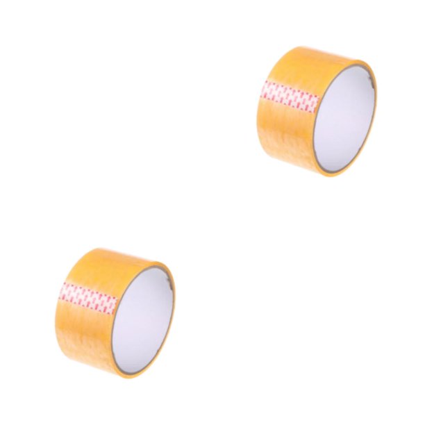 Matsuzay cinta de bola adhesiva diy alivio del estrés cintas luminosas favores de fiesta niños adultos manualidades papelería de oficina 4.8 4.8 CM/amarillo 2piezas