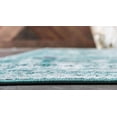 thumbnail image 2 of Unique Loom Sofia Collection Area Traditional Vintage Rug, French Inspired Perfect for All Home Décor, 3' 3 x 19' 8 Runner, Turquoise/Light Blue, 2 of 2