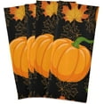 thumbnail image 2 of GZHJMY Thanksgiving Autumn Pumpkin Kitchen Towel, Dish Towels Quick Drying Tea Towels Absorbent Hand Towels for Kitchen Sink Dinner Table 28 x 18 Inches, Set of 4, 2 of 7
