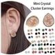 thumbnail image 3 of Qarigey Pendientes de tuerca, joyería elegante, accesorio de moda, pendientes pequeños y brillantes con estilo, adorno de vestir femenino Type1 NO1, 3 of 6