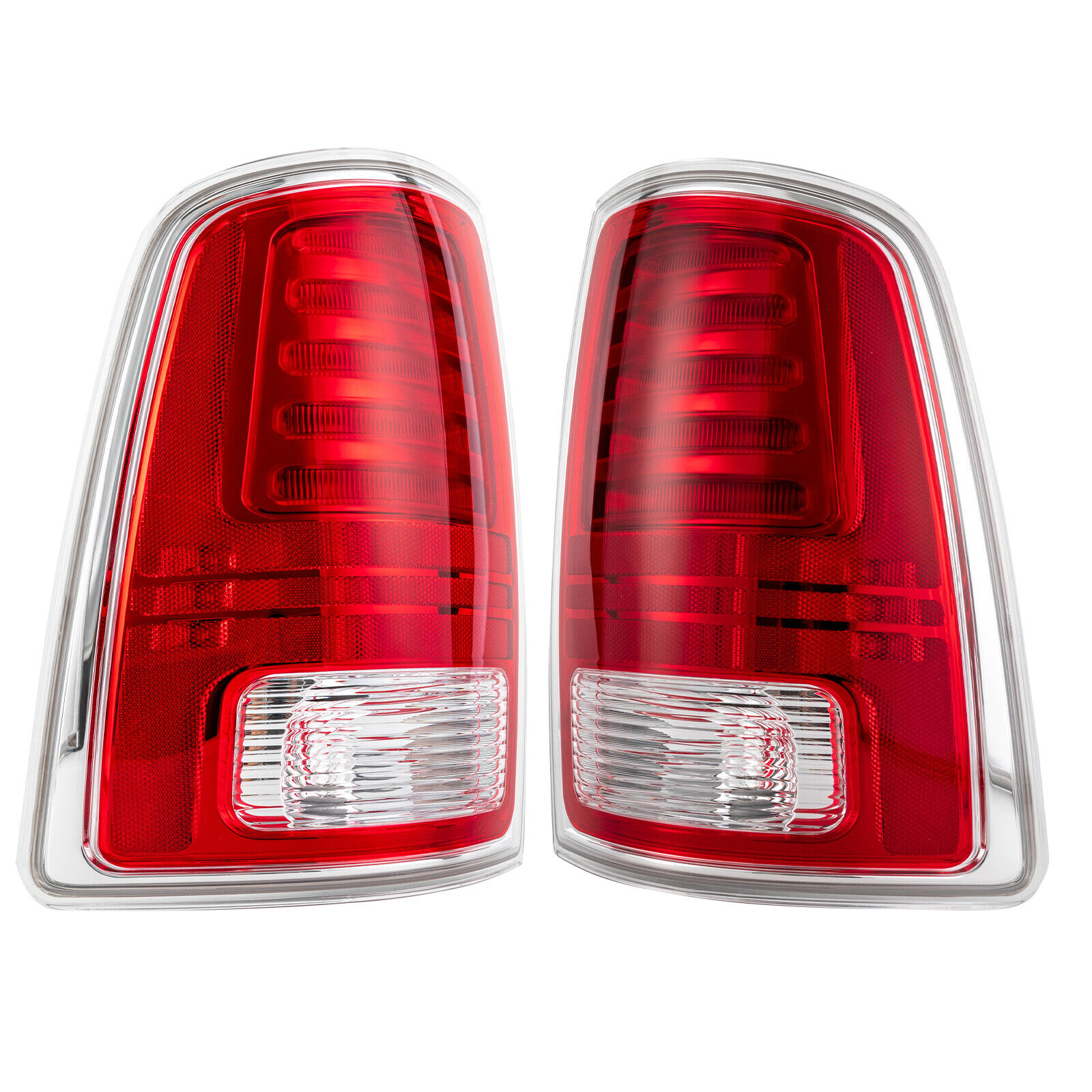 FETCOI Left Side Tail Lights Assembly For 2013-2018 Dodge Ram