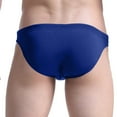 thumbnail image 5 of Bikini Swim Trunks for Men Low Rise Drawstring Swimming Briefs Mens Solid Stretchy Slim Comfort Beach Athletic Board Swimming Bottoms, 5 of 6