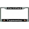thumbnail image 1 of Cadre de Plaque d'Immatriculation Certifié Tazmaniac Chrome, 1 of 1